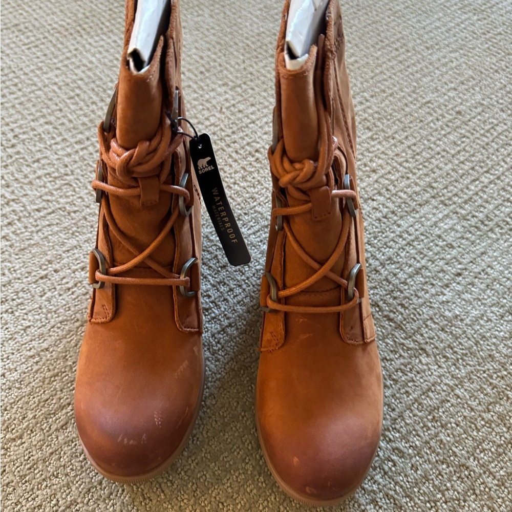SOREL Joan Of Arctic Wedge II Iced Tea Size 9